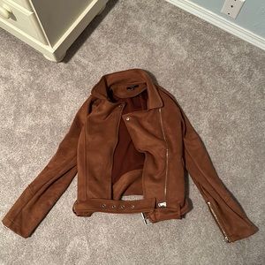 Suede fall/spring jacket